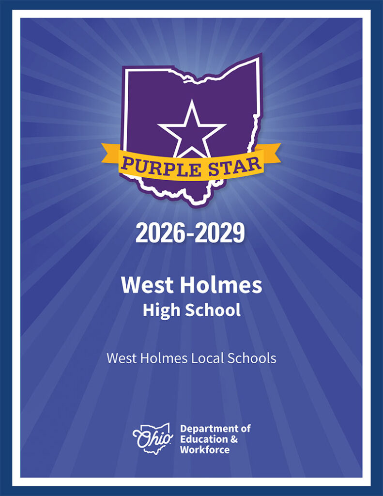 West Holmes HS is a Purple Star Military School